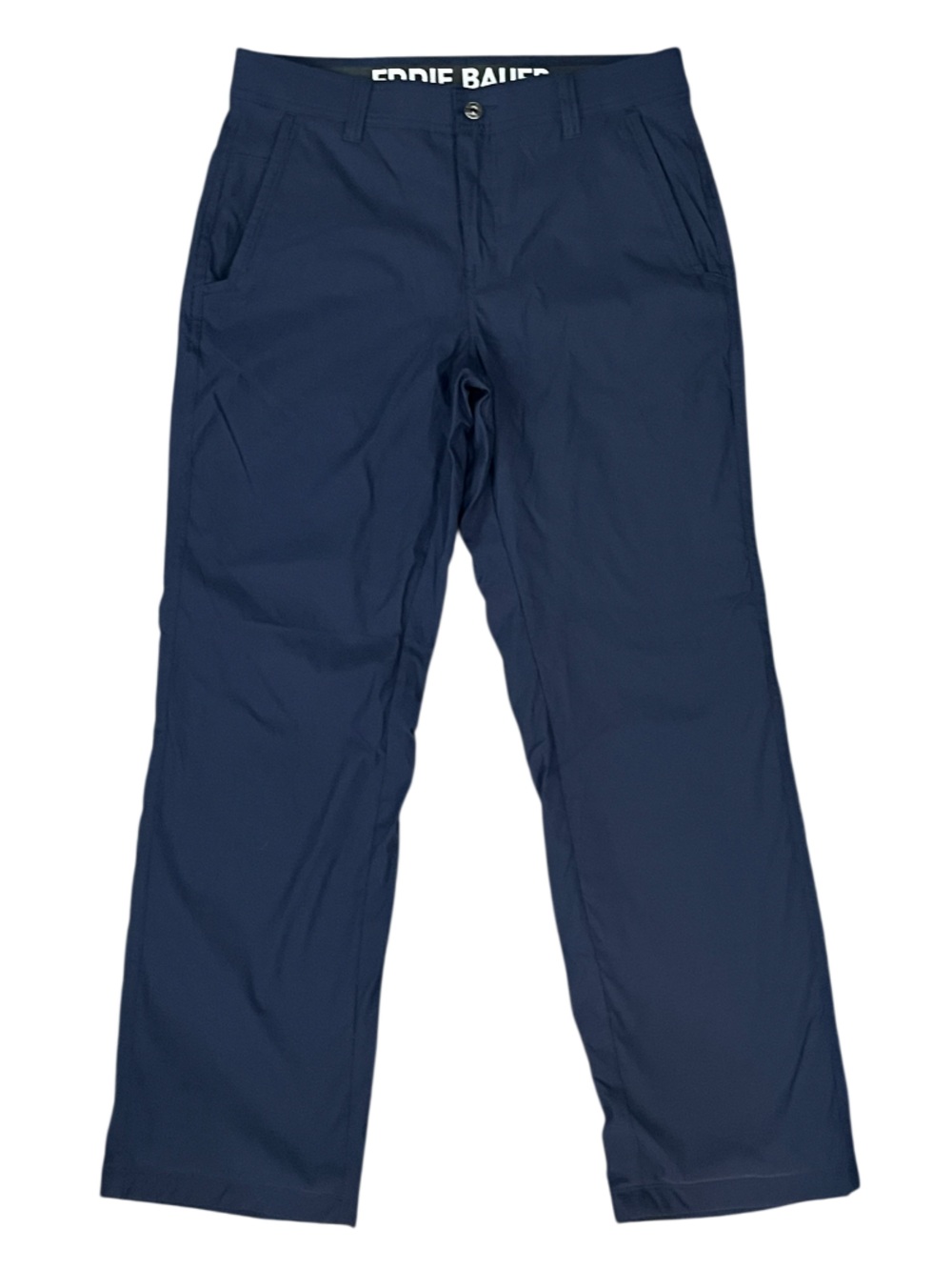 Eddie Bauer Fleece Lined Pants Mens Navy 32 X 30